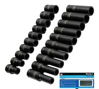 Profonde Et Léger Métrique Impact Douilles (10-19mm) 1.3cm 20pc 01557
