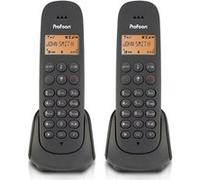 Profoon PDX620 - Téléphone sans fil avec 2 combinés, noir Noir G