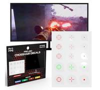 ProFPS Fastscope Decals Autocollants Réticule x15 PS5 PS4 | Aide au quick scope et aimbot, s'applique et se retire sans résidu, compatible PS5, PS4, Xbox, joueurs eSport