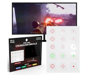 ProFPS Fastscope Decals Autocollants Réticule x15 PS5 PS4 | Aide au quick scope et aimbot, s'applique et se retire sans résidu, compatible PS5, PS4, Xbox, joueurs eSport