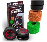 ProFPS Manette PS5 / Manette PS4 Accessoire Gaming - Pack Duo de 6X Precision Rings & 2X Mixed Thumbstick - PS5 pour Assistance de Visée et Aimbot - Accessoires PS4 & PlayStation 5