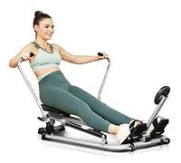 Profun Machine à Rameur Hydraulique la Maison, 12 Niveaux de Résistance, écran LCD, Aviron Hydraulique, Pieds Antidérapants, Siège Confortable, Max：220 Ibs