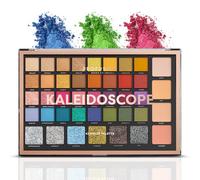 Profusion Cosmetics Kaléidoscope Palette de 42 ombres à paupières - Couleurs vives - Mat et scintillant - Satin - Coloré - Palette de maquillage longue durée et pigment professionnel - Poudre soyeuse