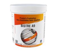 Progalva - Entretien des cheminées, poêles à bois et granules - Lot 3 pots de 1kg BISTRE A9 - Produit entretien de cheminée Bois/Charbon