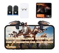 Progameplays Phone Triggers Controller Compatible with iPhone/Android, Sensitive Shoot and Aim L1 & R1 Pubg Trigger (T1)
