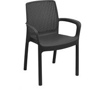 Progarden 1630 Chaise de jardin plastique anthracite