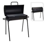 ProGarden Barbecue au charbon en forme de cylindre Diamètre 33 cm