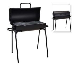 ProGarden Barbecue au charbon en forme de cylindre Diamètre 33 cm