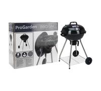 ProGarden Barbecue sur roues 47 cm noir 445889