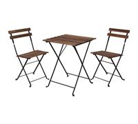 ProGarden Bistro-Set 3 pcs. noir
