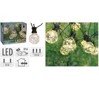 PROGARDEN Chaîne lumineuse LED PARTY 10 ampoules 50LED KO-AXC100000
