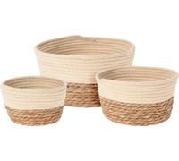 PROGARDEN Couvercle pour pot de fleurs set de 3 pcs tricoté MARINA KO-MA1000420
