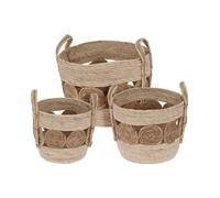 PROGARDEN Couvre-pot de fleurs set de 3 pcs LUXOR KO-KR2002230