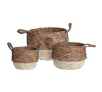 PROGARDEN Couvre-pot de fleurs set de 3 pcs tricot FINESA KO-KR2000920
