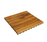 PROGARDEN Dalles de terrasse en bois set de 9 pcs Plank KO-VN2000050