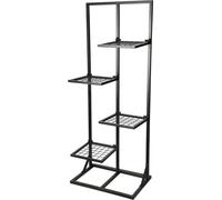 ProGarden Étagère à fleurs avec 4 étagères 40x27x102 cm Noir