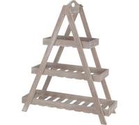 ProGarden Étagère triangulaire 3 étages MDF Beige