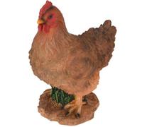 Progarden | Figurines de jardin - Poule - 27 cm - Résistant aux intempéries - Détails réalistes - Charme rustique