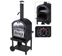 ProGarden Four à pizza et barbecue Noir