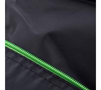 ProGarden Housse pour coussin de chaise de jardin 130x32x50 cm Noir Noir