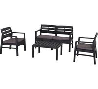 Progarden Java 5411 Set de meubles de jardin plastique anthracite