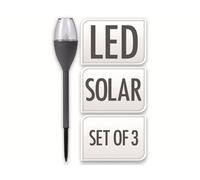 PROGARDEN Lampe solaire LED Lampe de jardin écologique 3 pièces