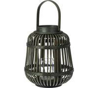 PROGARDEN Lanterne en bambou 24 x 19 cm vert KO-435000460