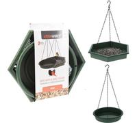 Progarden Mangeoire - 2 en 1 pour oiseaux, résistant aux intempéries, vert