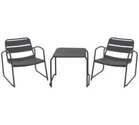 PROGARDEN Meuble de jardin table + 2 chaises PROGARDEN set de 3 pcs KO-X16000010