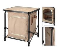 PROGARDEN Meubles de camping armoire pliante avec table KO-X35000640