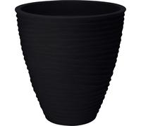 PROGARDEN Outdoor pot de fleurs cannelé 40 cm anthracite KO-Y54201710
