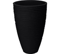 PROGARDEN Outdoor pot de fleurs cannelé 40 cm anthracite KO-Y54201720