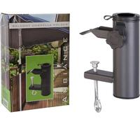 KOOR X61500000 fixation de parasol pour patio Base Noir Acier