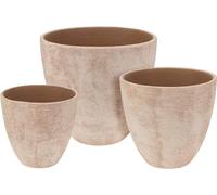 PROGARDEN Pots de fleurs en céramique, set de 3 KO-066900320