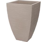 PROGARDEN PROGARDEN Pot de fleurs / couvercle 40x40x60 cm sable KO-Y54201640