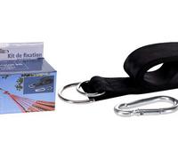 ProGarden Sangle de suspension pour hamac/balançoire avec boucle, corde épaisse 200 x 5 cm