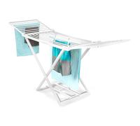 Séchoir à linge pliable blanc XXL 208 cm - étendoir vêtements