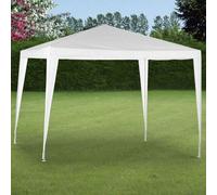 Tente de Réception 300x300x245 cm Blanc Tonnelle Pavillon de Jardin 436140