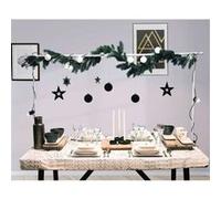 ProGarden Tige de Table Décorative avec Pince de Table Métal Blanc Poteau Blanc G
