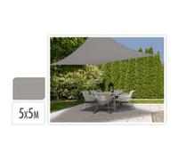 Progarden Toile D'ombrage 5x5 M Gris Carré Gris