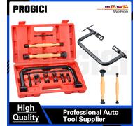 PROGICI, ensemble d'outils comprenant 12 pièces pour le comprimage des ressorts de soupape et l'utilisation de serre-joints en C, outils pour le rodage des soupapes et l'installation et le retrait des