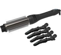 Progloss Perfect Finish Brosse Chauffante Volume + 4 Pinces À Cheveux, Boucles Et Ondulations 38mm - Brosse À Cheveux Chauffante Pour Brushing Infusée De Kératine, D`Huile De Coco [Sal1157]