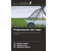 Programación del riego: Cantidad adecuada, momento adecuado, lugar adecuado
