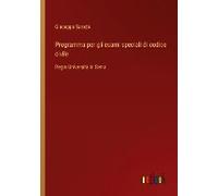 Programma Per Gli Esami Speciali Di Codice Civile