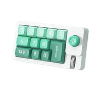 Programmable Keypad, RGB Mechanical Number Pad, ABS Hot-Swappable Wired Keypad with Joystick for Graphic Design, CAD Work & Office Use, Customizable Macro Keys & RGB Lighting, 13.7x7.5x3.8cm