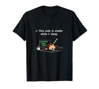 Programmateur Adulte Humour Code Stable While I Sleep T-Shirt