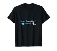 Programmateur Adulte Humour Struct Quarantine Code Graphique T-Shirt
