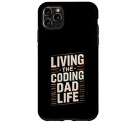 Programmateur Amusant Living The Coding Dad Life Coque pour iPhone 11 Pro Max