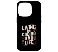 Programmateur Amusant Living The Coding Dad Life Coque pour iPhone 14 Pro