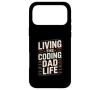 Programmateur Amusant Living The Coding Dad Life Coque pour iPhone 17 Pro Max